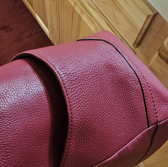 Coach Pebbled Leather Tote - Picture 15 of 16